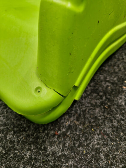 Žalia čiuožykla 175 cm - prekė su defektu