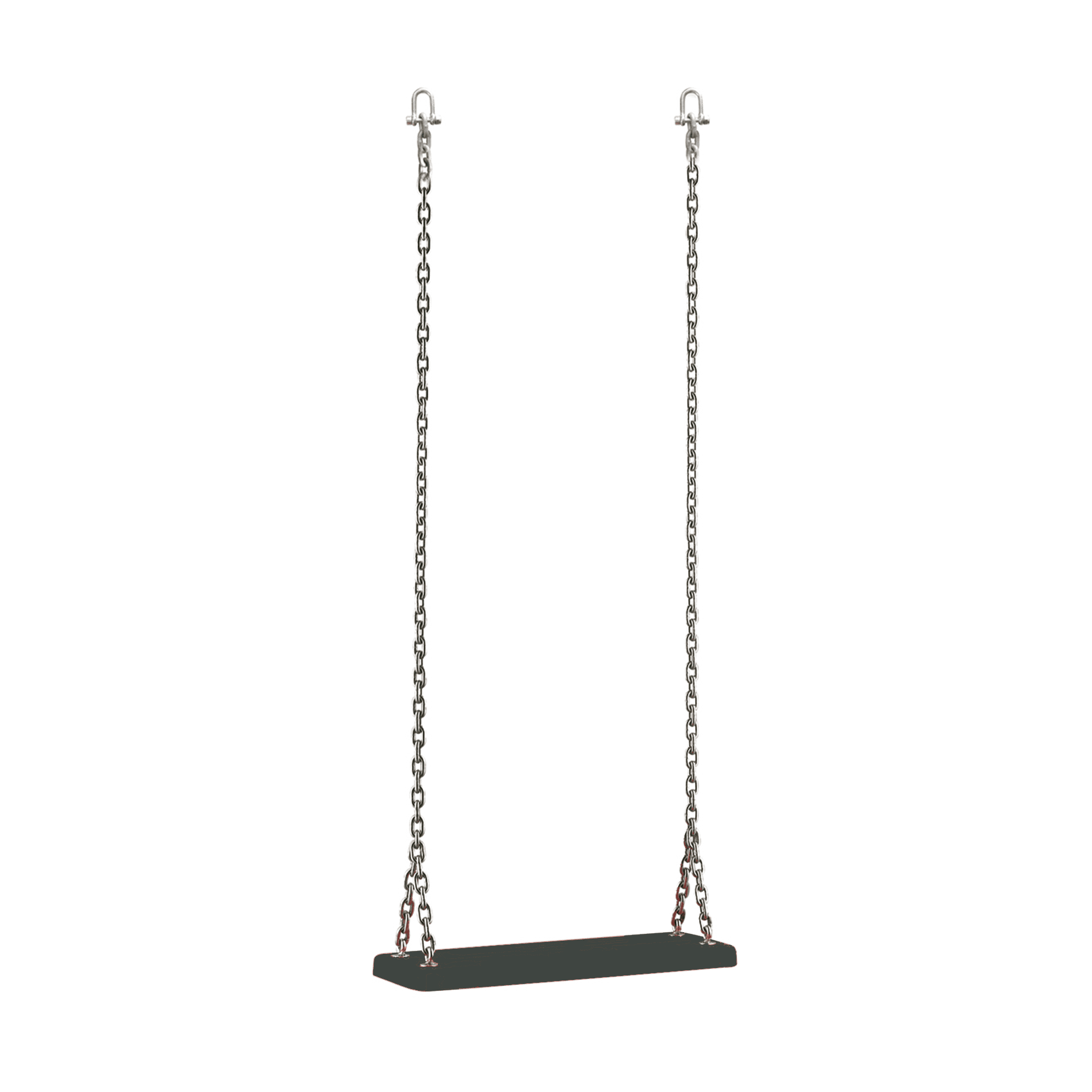 Guminės sūpynės su grandinėmis, juodos spalvos Guminės sūpynės su grandinėmis, juodos spalvos