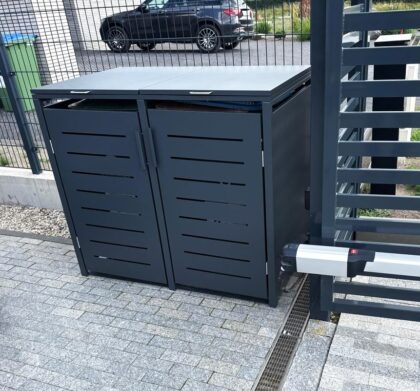 Metalinė konteinerio stoginė - Image 4