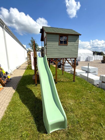 Pastelinė žalia čiuožykla 300 cm_prekė su defektu - Image 5