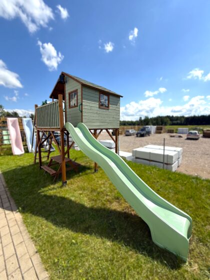 Pastelinė žalia čiuožykla 300 cm - Image 2