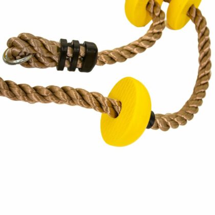 laipiojimo virvė su burbulais, geltona