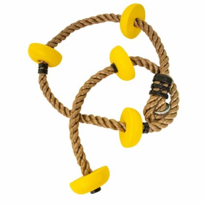 laipiojimo virvė su burbulais, geltona