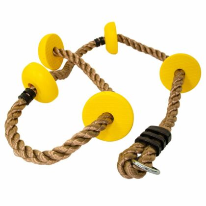 laipiojimo virvė su burbulais, geltona
