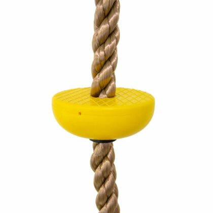 laipiojimo virvė su burbulais, geltona