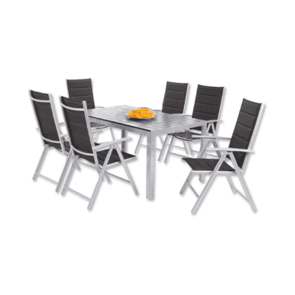 Lauko baldų komplektas "Harmonija", juodas