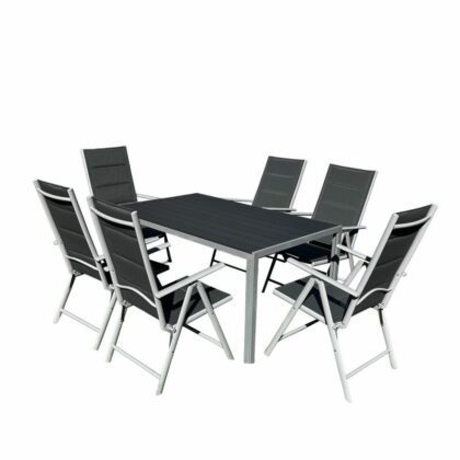 Lauko baldų komplektas "Harmonija", juodas