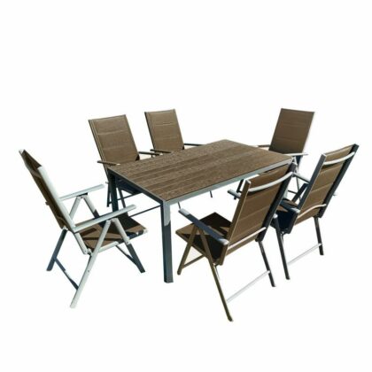 lauko baldų komplektas "harmonija", rudas