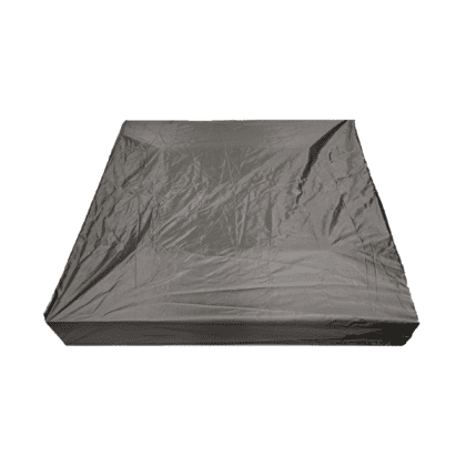 smėlio dėžės uždengimas, 120x120 cm, juodas