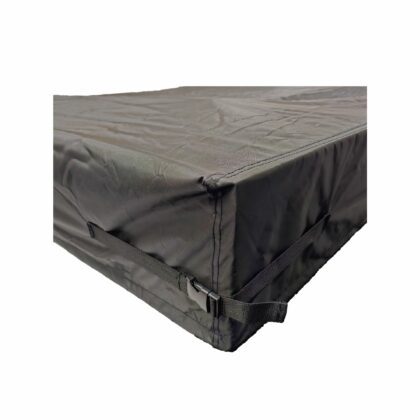 smėlio dėžės uždengimas, 120x120 cm, juodas