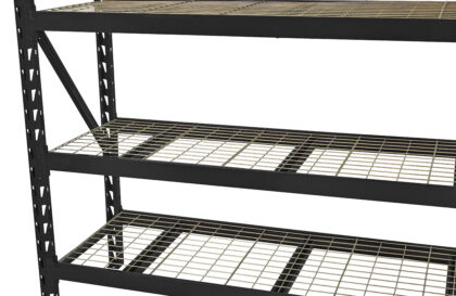 Sandėliavimo lentyna - stelažas, 183x196x61cm, 800kg, juoda - Image 5