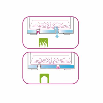 Vazonas “Kvarcas” su vandens rezervuaru ir ratukais, 99 cm - Image 11