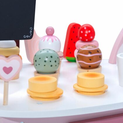 Medinis žaislas "Ledų vežimėlis" - Image 7