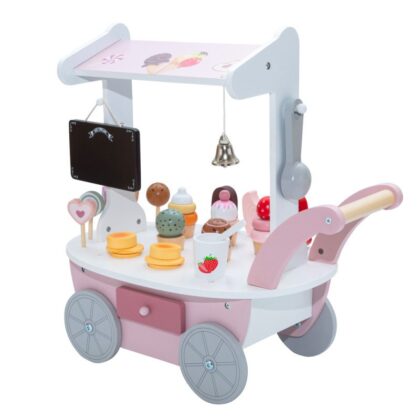 Medinis žaislas "Ledų vežimėlis" - Image 3