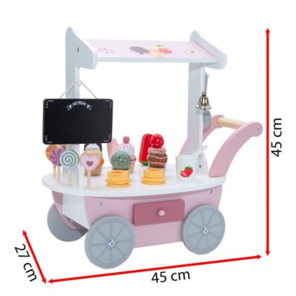 Medinis žaislas "Ledų vežimėlis" - Image 14