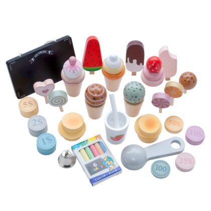 Medinis žaislas "Ledų vežimėlis" - Image 6