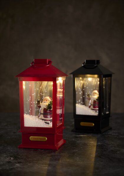 Kalėdinis muzikinis LED žibintas, juodas - Image 3