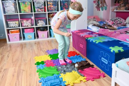 Sensorinis ortopedinis kilimėlis-dėlionė "Hugo2" - Image 6