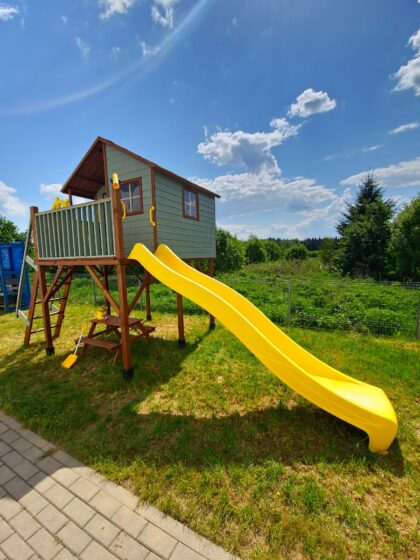 Geltona čiuožykla 300 cm - Image 2