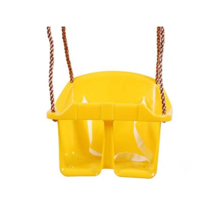 vaikiškos sūpynės eko, geltonos