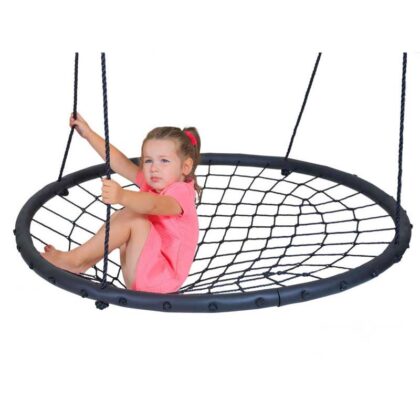 Sūpynės „Gandro lizdas“ 120 cm (juodos)