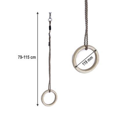 Mediniai gimnastikos žiedai - Image 3