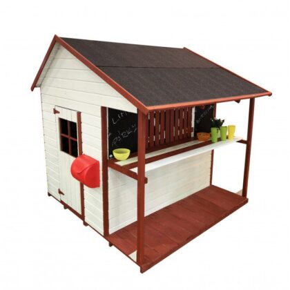 Medinis vaikų žaidimų namelis "Zylutė"