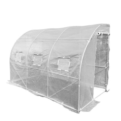 Šoninis šiltnamis, PE, 4.5 m2, 3x1.5 m, baltas - Image 4
