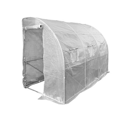 Šoninis šiltnamis, PE, 4.5 m2, 3x1.5 m, baltas - Image 5