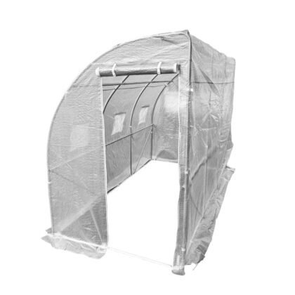 Šoninis šiltnamis, PE, 4.5 m2, 3x1.5 m, baltas - Image 7