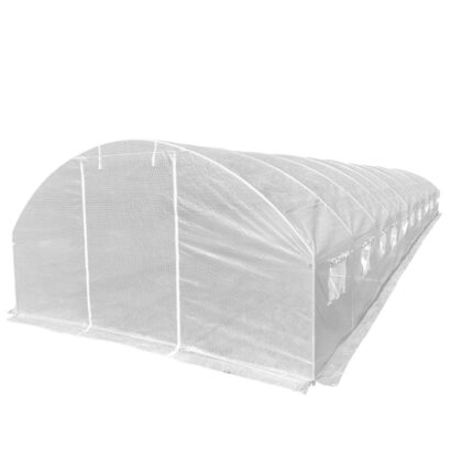 Šiltnamis su armuota plėvele, 48 m2, 4x12 m, baltas - Image 5
