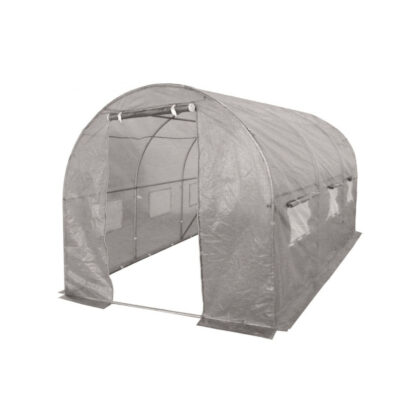 Šiltnamis su armuota plėvele, 9 m2, 2x4.5 m, pilkas