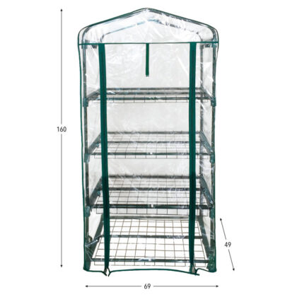 Šiltnamis su lentynomis, 69x49x160 cm - Image 3