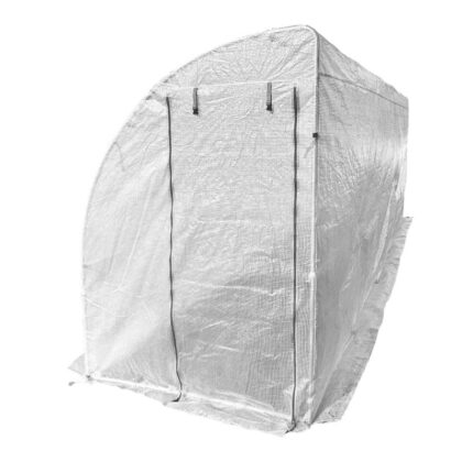 Šoninis šiltnamis, PE, 9 m2, 6x1.5 m, baltas - Image 6