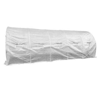 Šoninis šiltnamis, PE, 9 m2, 6x1.5 m, baltas - Image 4