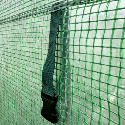 Šoninis šiltnamis, PE, 9 m2, 6x1.5 m, žalias - Image 3