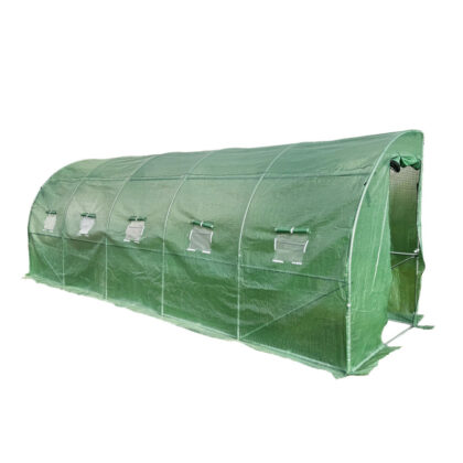 Šoninis šiltnamis, PE, 9 m2, 6x1.5 m, žalias - Image 15