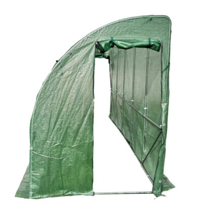 Šoninis šiltnamis, PE, 9 m2, 6x1.5 m, žalias - Image 12