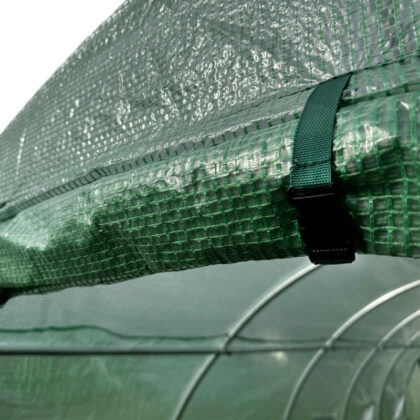 Šoninis šiltnamis, PE, 9 m2, 6x1.5 m, žalias - Image 8