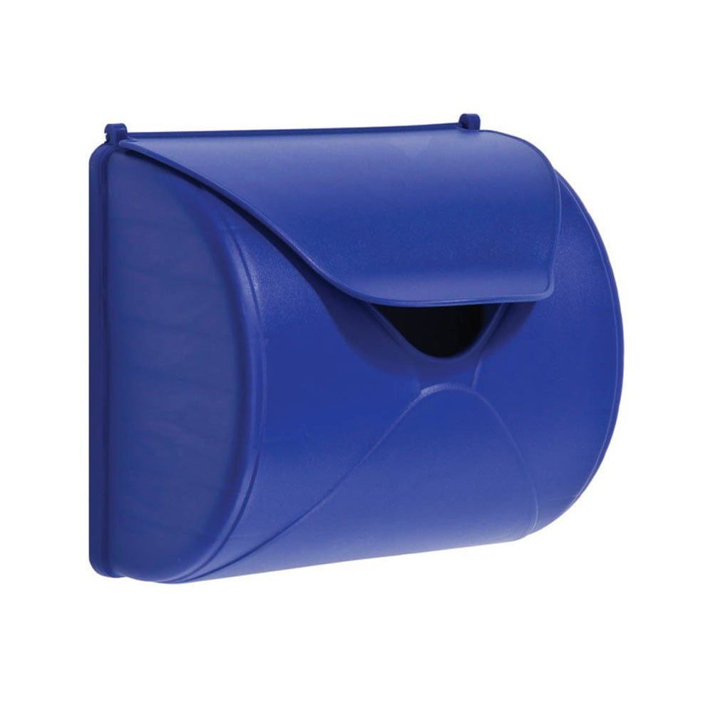 Mėlyna pašto dėžutė|mėlynas varpelis Mėlyna pašto dėžutė