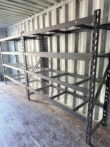 Sandėliavimo lentyna - stelažas, 183x196x61cm, 800kg, juoda