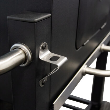 Kepsninė - grilis, 113.5 x 50 x 107 cm, su ketaus grotelėmis - Image 7