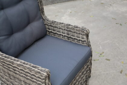 Lauko baldų komplektas „Bosa”, pilkas - Image 15