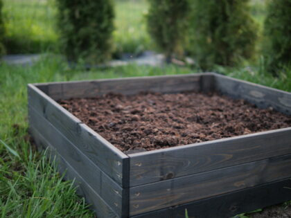 Medinė lysvė 80 x 80 x 27 cm, juoda - Image 12