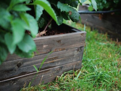 Medinė lysvė 80 x 80 x 27 cm, juoda - Image 13