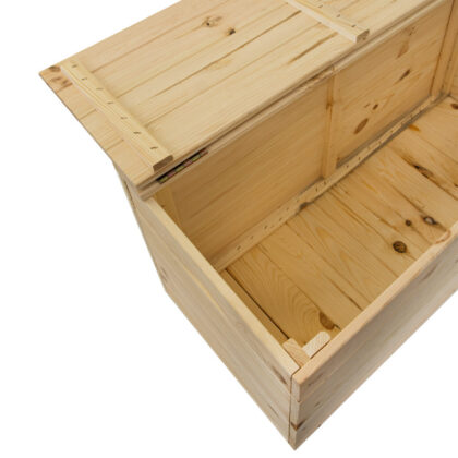 Medinė daiktadėžė 75 x 33 x 35,5 cm, natūrali - Image 3