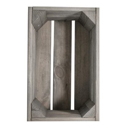 Medinė dėžė 32 x 20 x 14 cm, pilka - Image 5