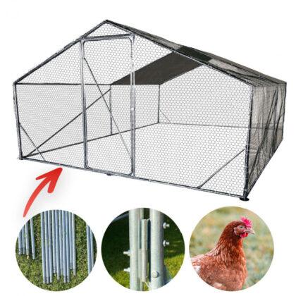 Metalinis naminių gyvūnų aptvaras, 3x6x2.2 m - Image 4