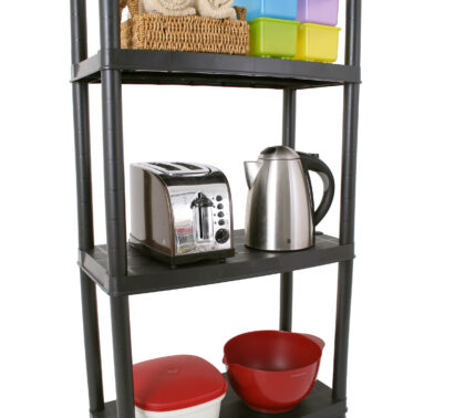 Sandėliavimo lentyna, 130 x 61 x 30.5 cm, 25 kg, juoda - Image 9