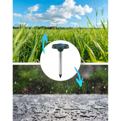 Ultragarsinis repelentas kurmiams su saulės baterija - Image 3